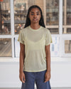 BASERANGE Classic Bamboo Fiber and Cotton Slim Fit T-Shirt Collection Round Neck Bottoming Shirt French BAS-TTTS-BL-AU25-PIER GREEN (TOCT TTTS)